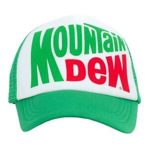 Men's ODD SOX Mountain Dew Heritage Trucker Snapback Hat One Size Green/White